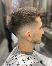 Barber at work